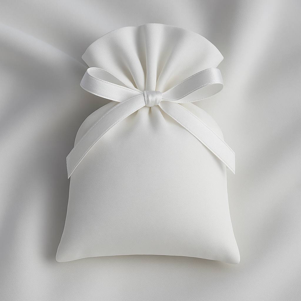 Custom Embroidered Scented Satin Gift Bags